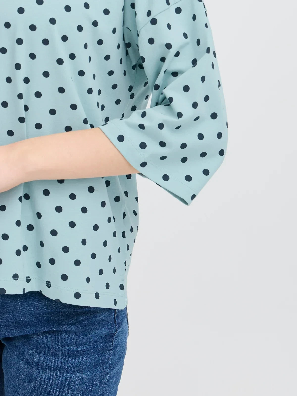 Γυναικεία μπλούζα 3/4 πουά