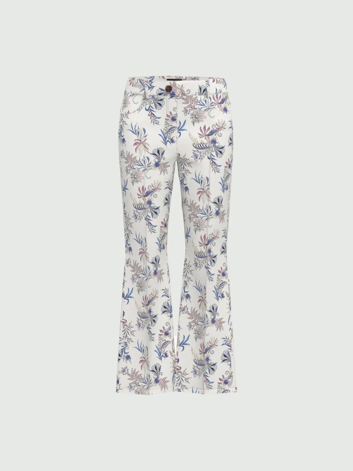 Γυναικείο παντελόνι Printed trousers - Cream