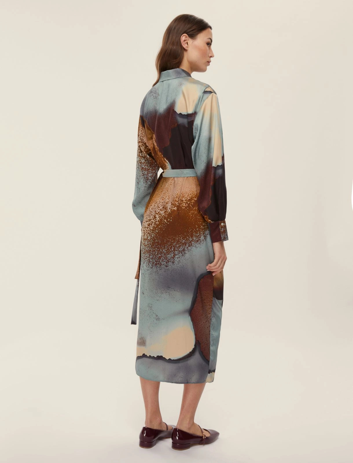 Γυναικείo Φόρεμα twill-ΣΚΟΥΡΟ ΜΠΛΕ