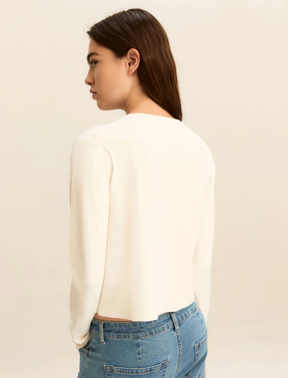 Γυναικεία Κοντή ελαστική ζακέτα από βισκόζη