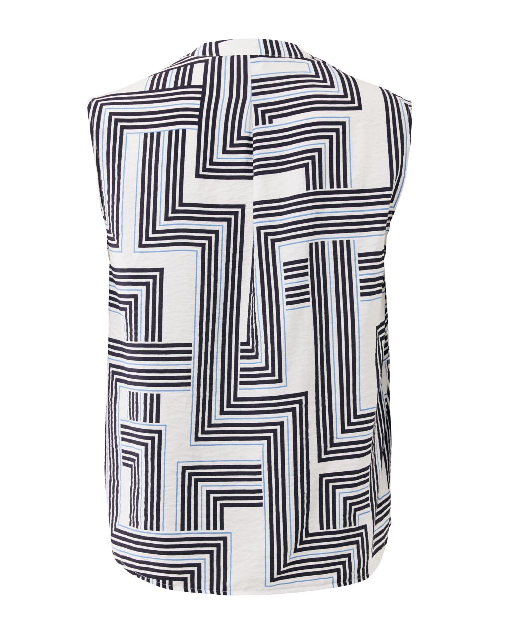 Γυναικείο τοπ με γεωμετρικό σχέδιο