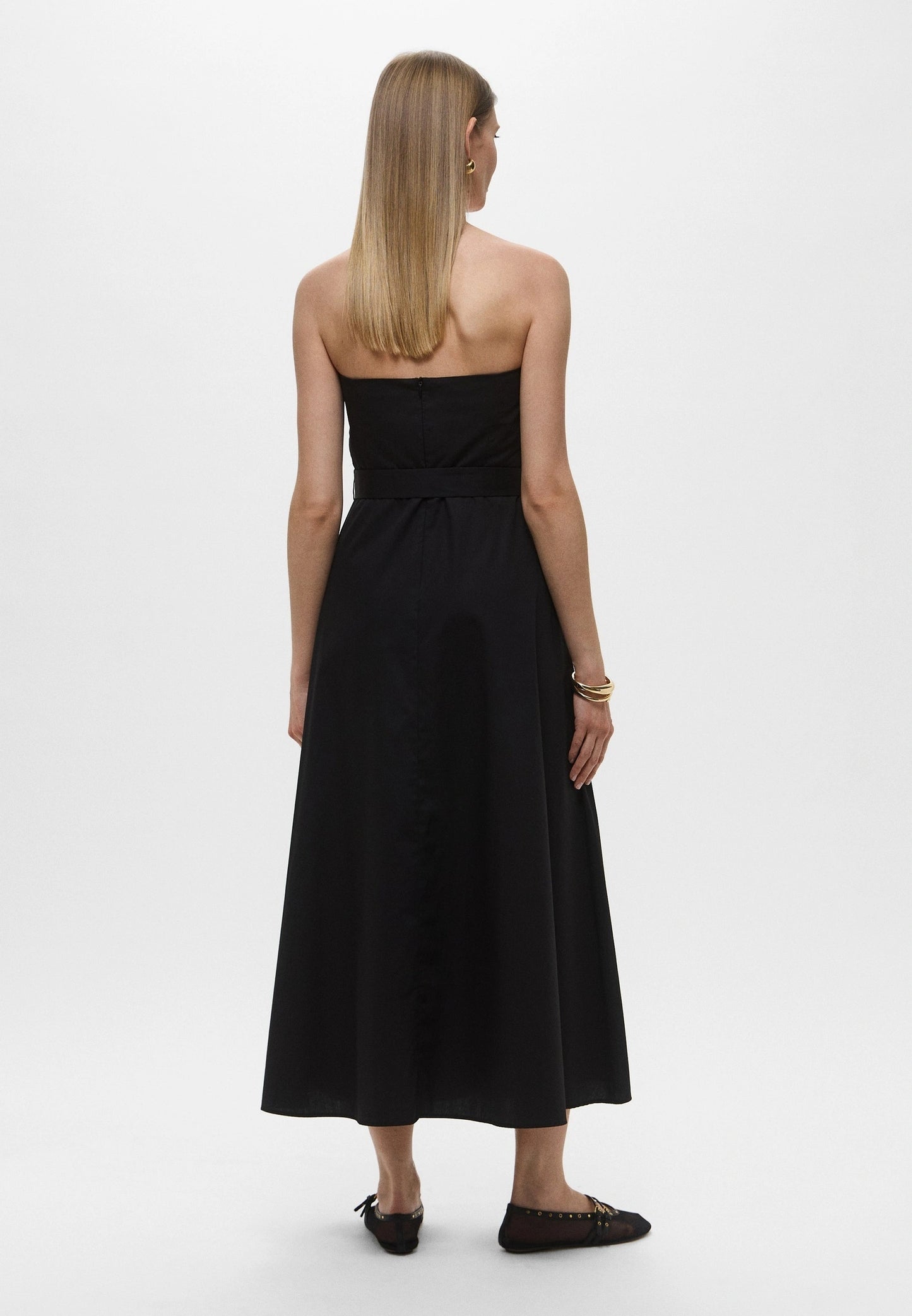 Γυναικείo βραδινό φόρεμα strapless