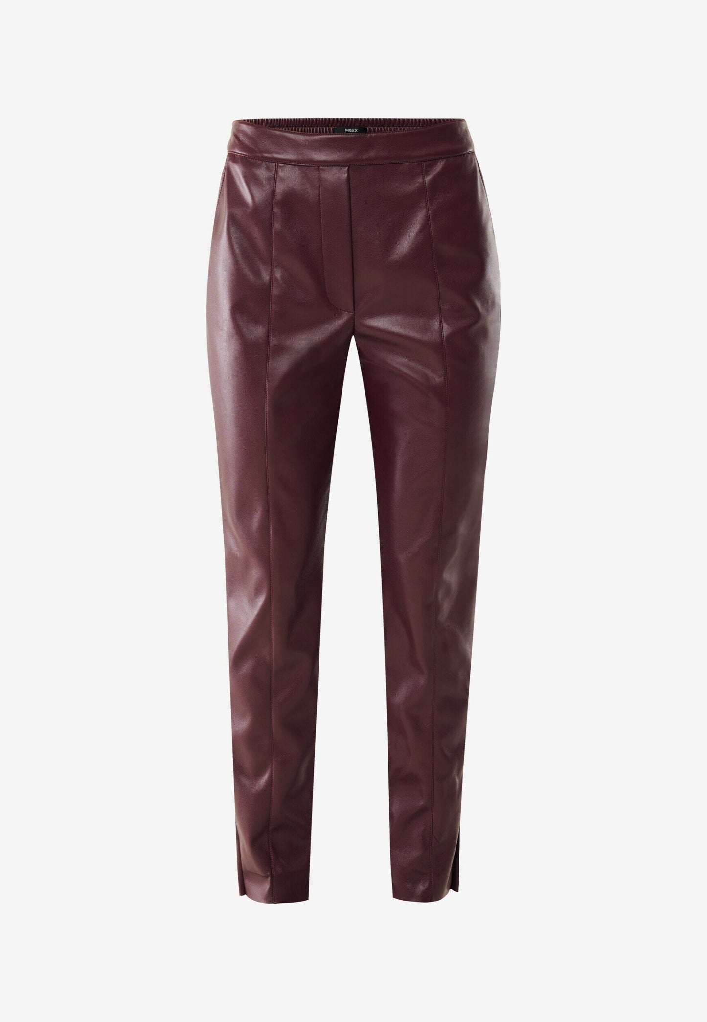 Γυναικείο Παντελόνι PU Δέρμα -Μπορντό