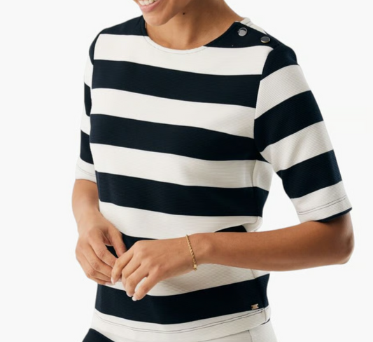 Γυναικείο τοπ ριγέ Midnight Blue