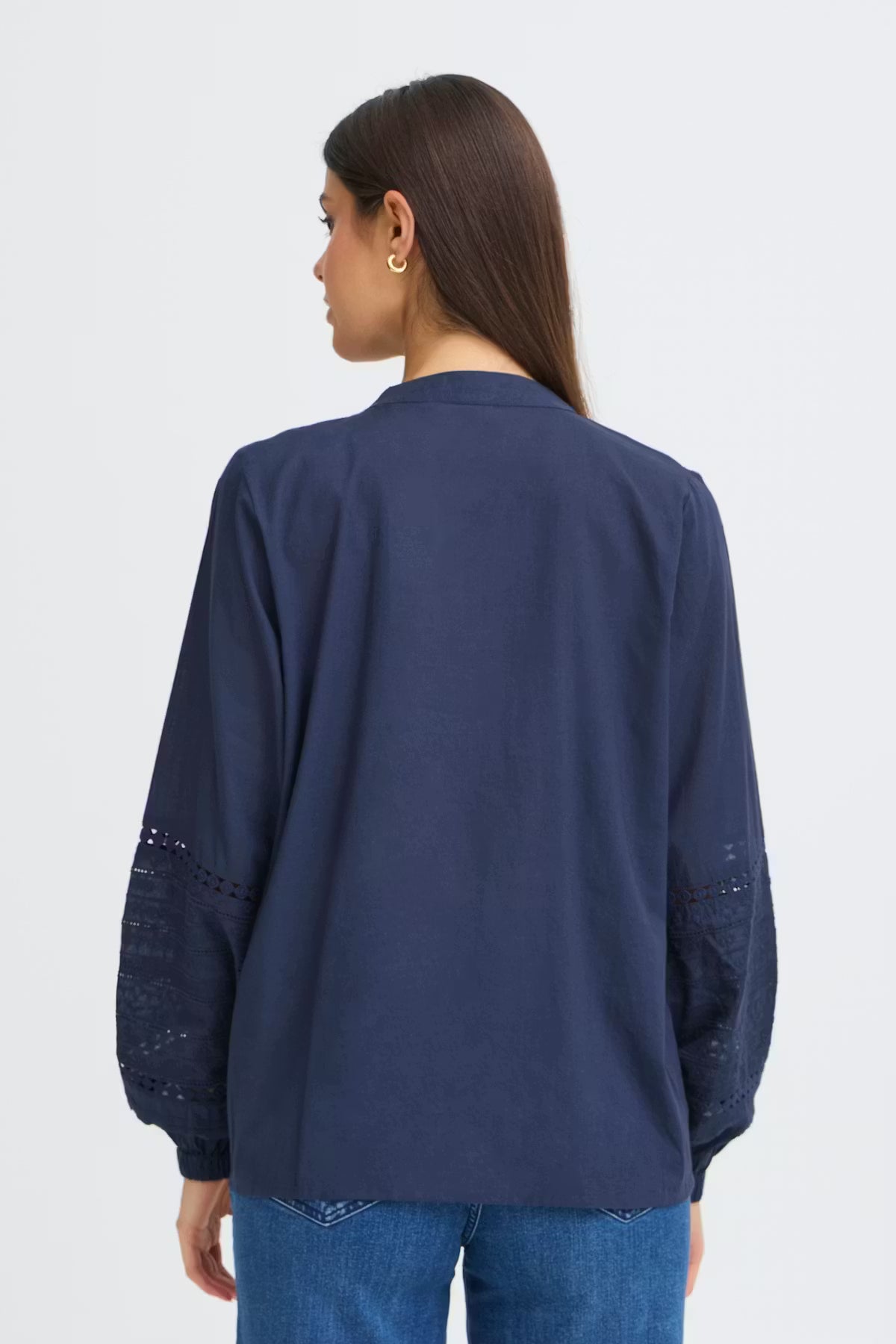 Γυναικεία Μπλούζα με κουμπιά  Navy Blue