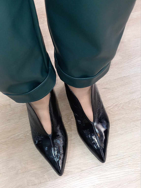 Γυναικεία δερμάτινα μποτάκια Angle Boots