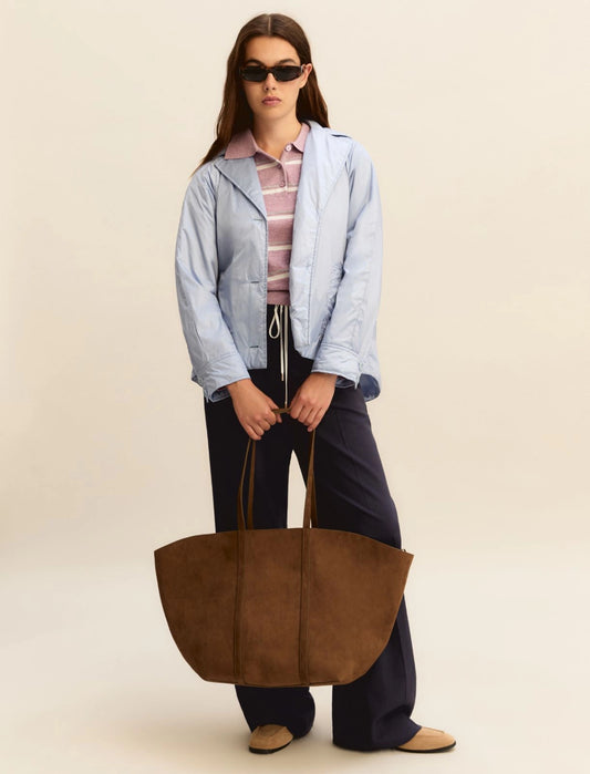 Γυναικείo Κοντό αδιάβροχο - DUST BLUE EMMPALAZZI