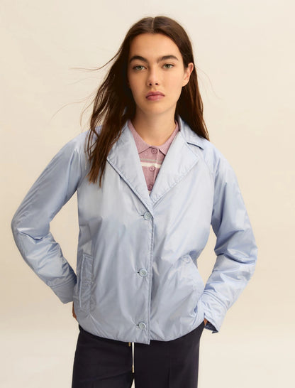 Γυναικείo Κοντό αδιάβροχο - DUST BLUE EMMPALAZZI