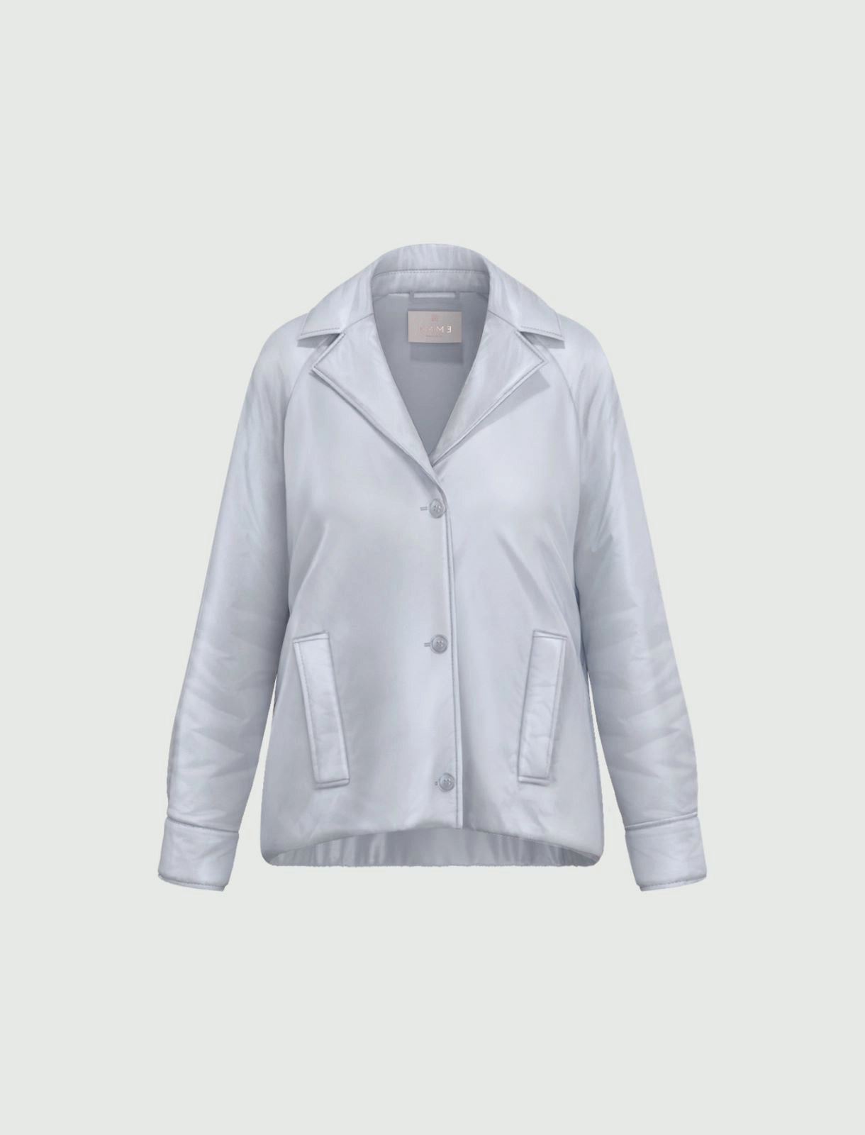 Γυναικείo Κοντό αδιάβροχο - DUST BLUE EMMPALAZZI