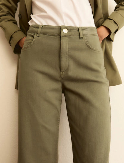 Γυναικείο παντελόνι γκαμπαρντίνας με 5 τσέπες σε ίσια γραμμή EMMHOBBY