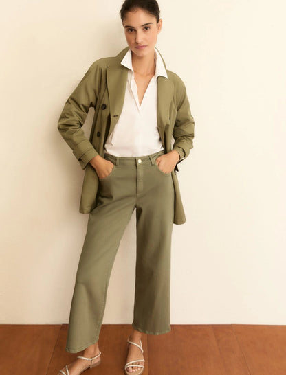 Γυναικείο παντελόνι γκαμπαρντίνας με 5 τσέπες σε ίσια γραμμή EMMHOBBY