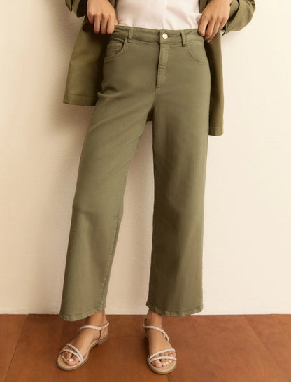 Γυναικείο παντελόνι γκαμπαρντίνας με 5 τσέπες σε ίσια γραμμή EMMHOBBY