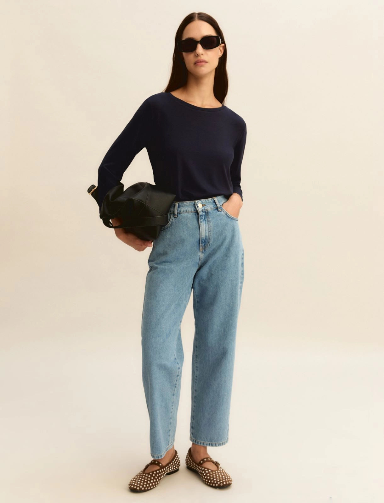 Γυναικείο τζιν mom-fit Emme Marella-EMMAGITARE