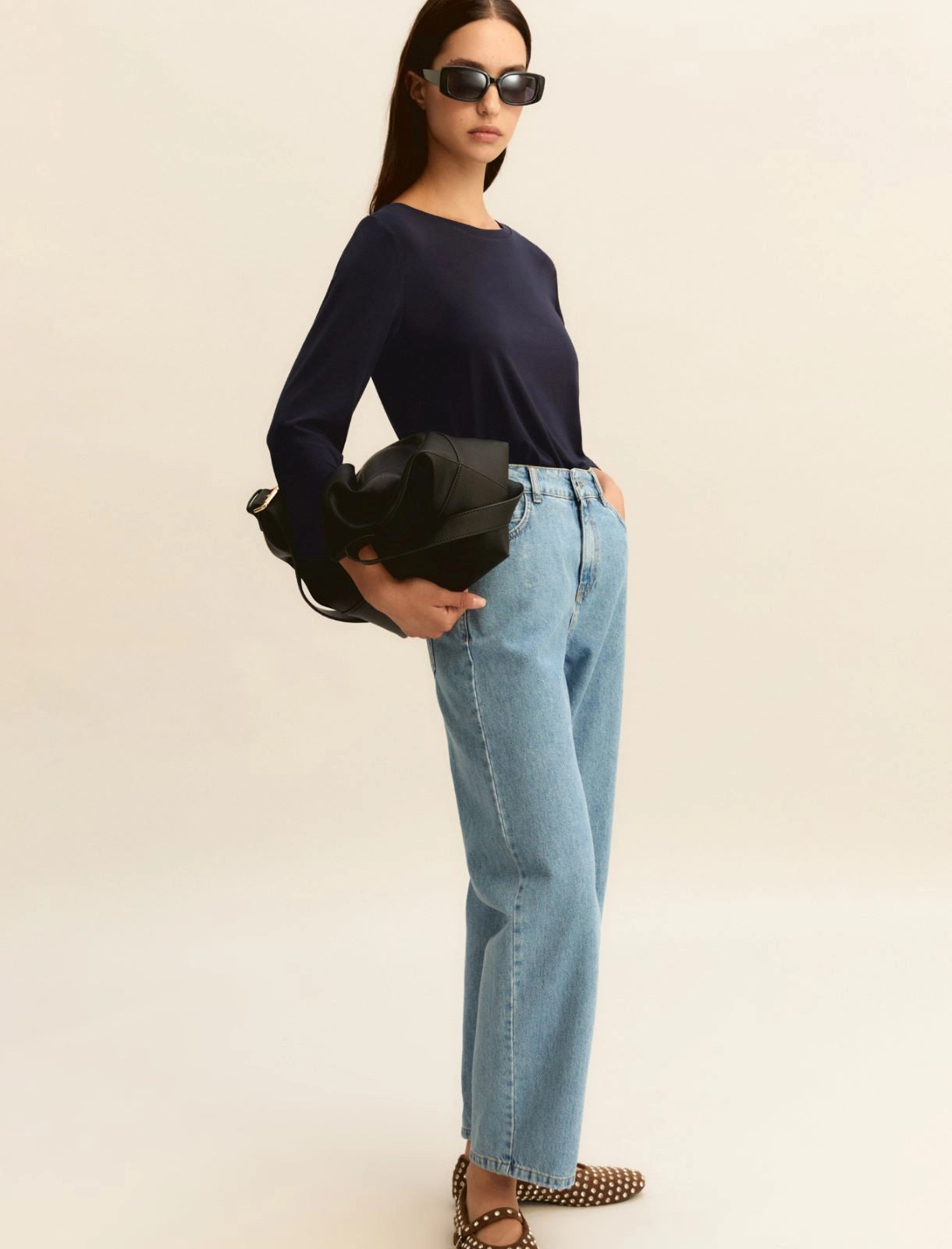 Γυναικείο τζιν mom-fit Emme Marella-EMMAGITARE