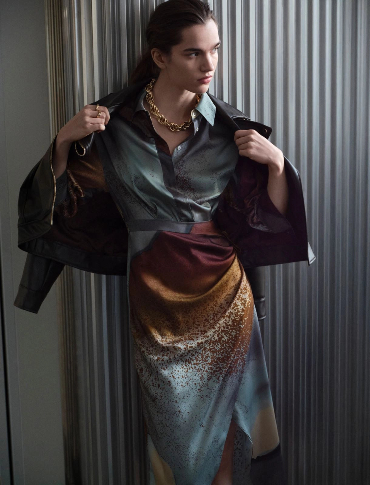 Γυναικείo Φόρεμα twill-ΣΚΟΥΡΟ ΜΠΛΕ