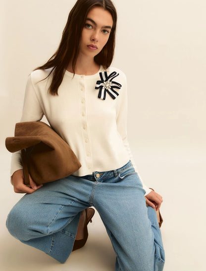 Γυναικεία Κοντή ελαστική ζακέτα από βισκόζη