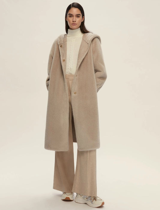 Γυναικείo Διπλής όψης παλτό - ΓΚΡΙ