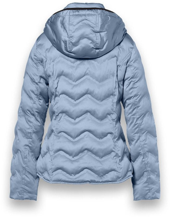 Γυναικείο μπουφάν καπιτονέ-Dusty Blue