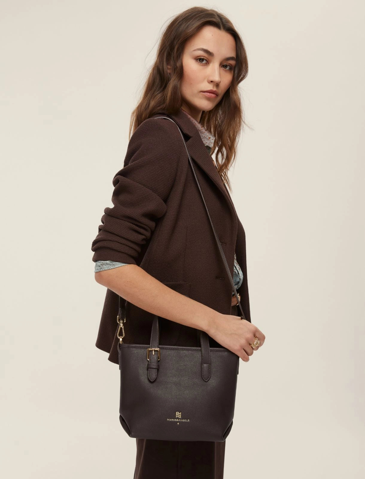 Γυναικεία Μίνι τσάντα αγορών - CHOCOLATE