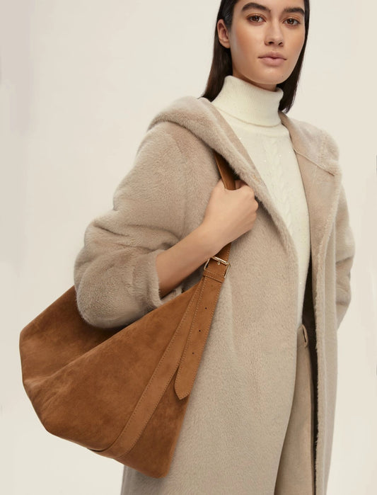 Γυναικεία Τσάντα ώμου hobo - CAMEL