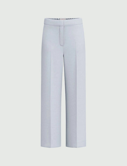 Cropped jersey trousers 𝑷𝒖𝒏𝒕𝒐 𝑴𝒊𝒍𝒂𝒏𝒐 - LIGHT BLUE