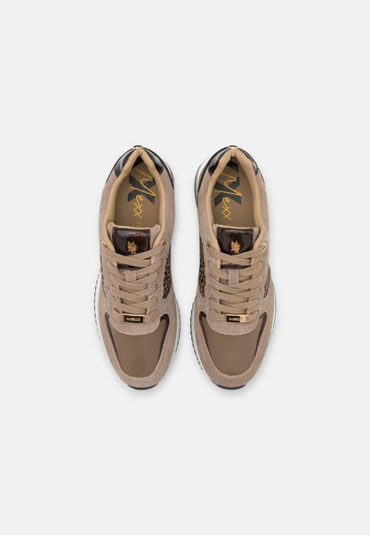 Γυναικεία sneaker - μπέζ leopard