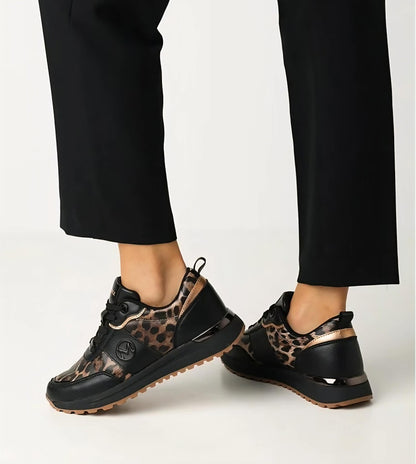 Γυναικεία sneaker - Mαύρο leopard