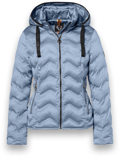 Γυναικείο μπουφάν καπιτονέ-Dusty Blue