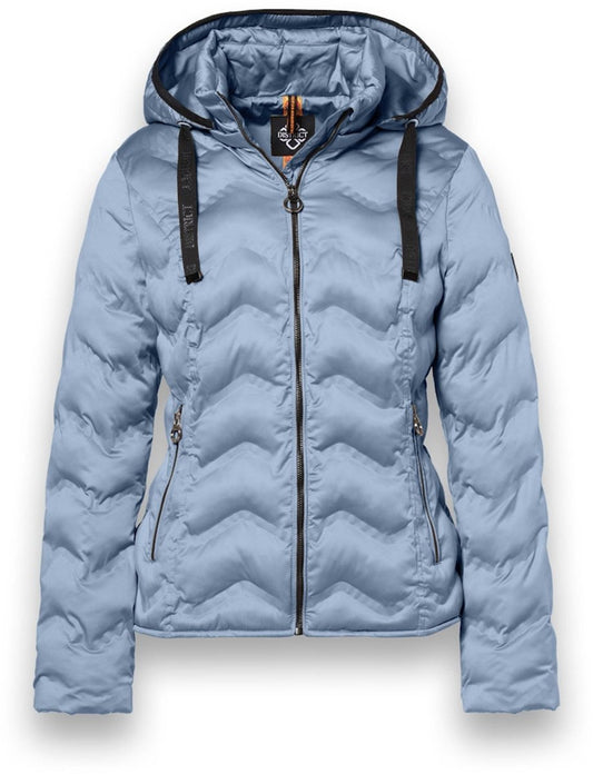 Γυναικείο μπουφάν καπιτονέ-Dusty Blue