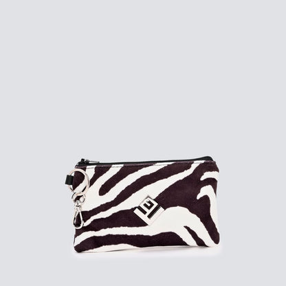 Γυναικείo Breloque Purse Feral || Zebra BW