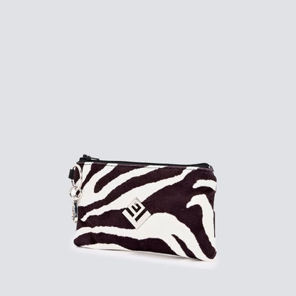 Γυναικείo Breloque Purse Feral || Zebra BW
