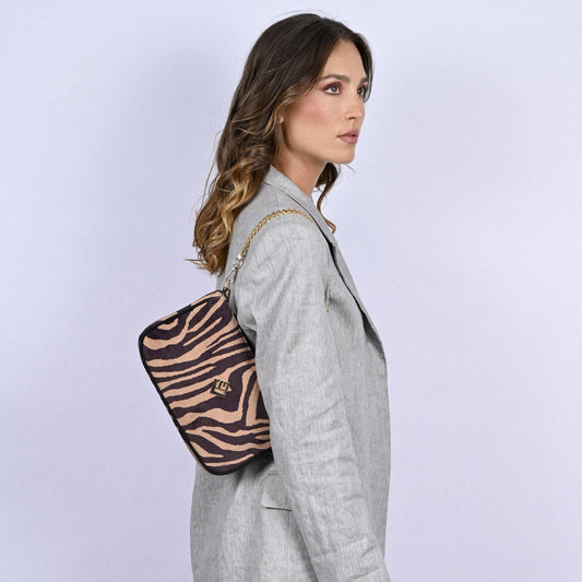 Γυναικεία τσάντα Caldera Large Feral Bag | Zebra
