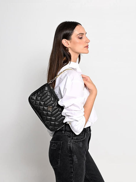 Γυναικεία Τσάντα Caldera Large Diamond Bag |Black
