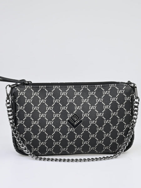 Caldera Large Mosaic Bag | Black