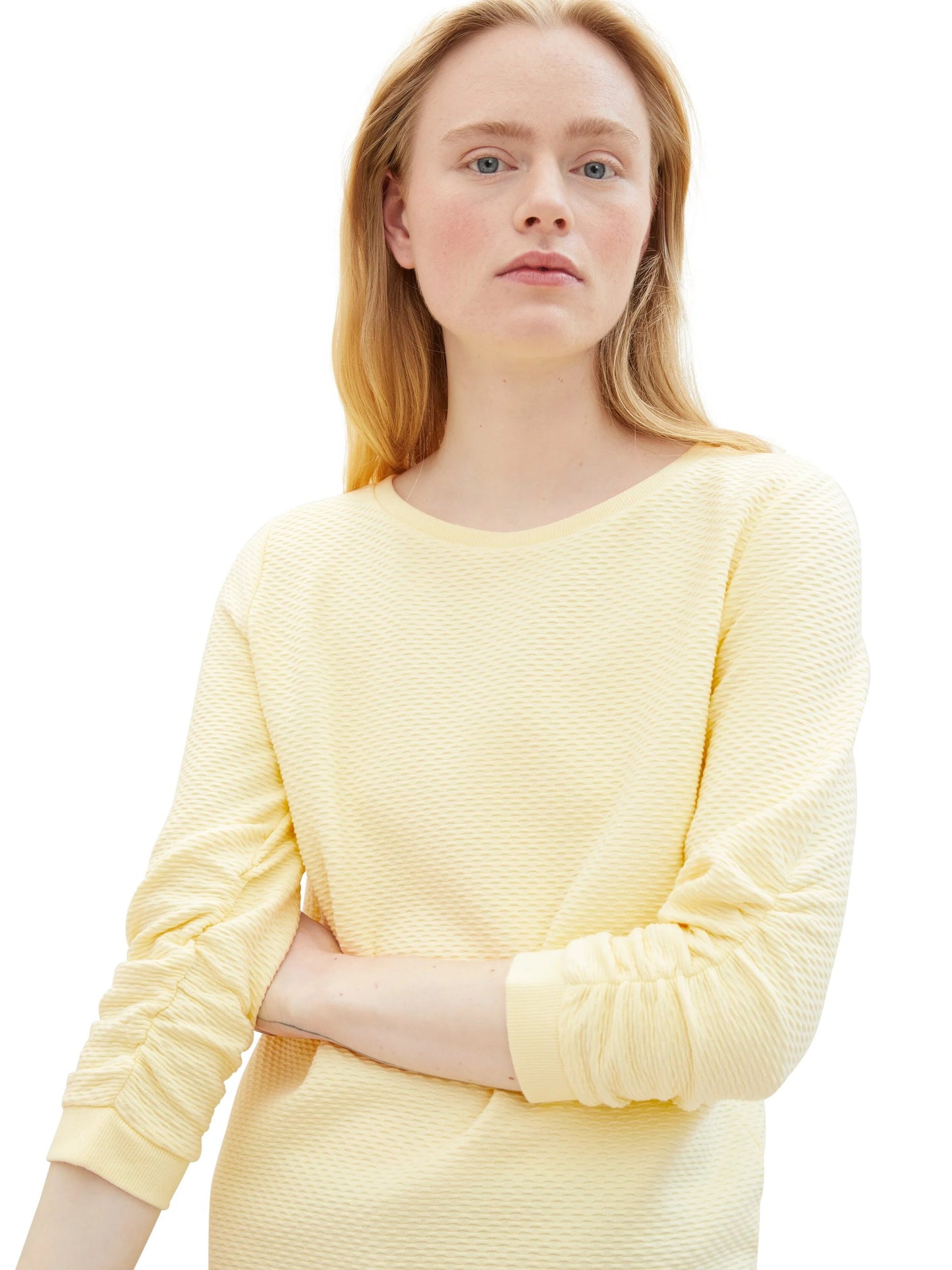 Γυναικείο φούτερ Ανοιχτό κίτρινο