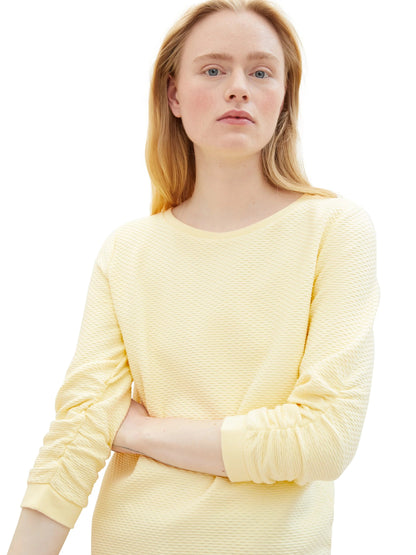 Γυναικείο φούτερ Ανοιχτό κίτρινο