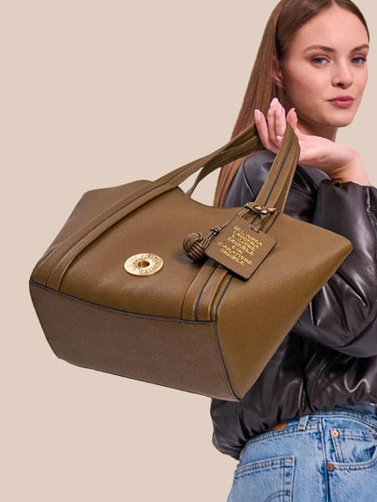 Γυναικεία τσάντα vicky shopping bag Λαδι
