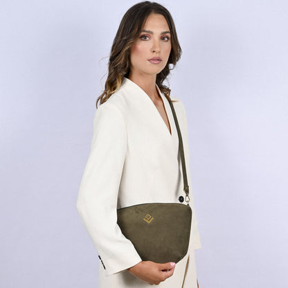 Γυναικεία τσάντα Jasmine Nomia | Olive