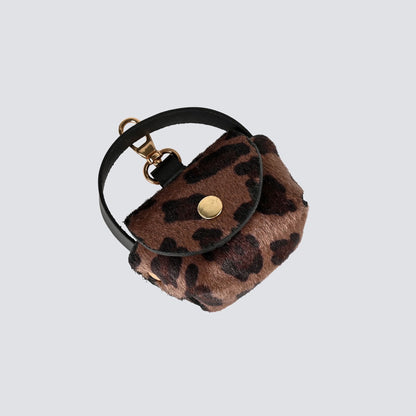 Mini bag – μπρελόκ Julia Feral | Leopard