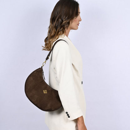 Γυναικεία Τσάντα ώμου Luna Nomia Brown