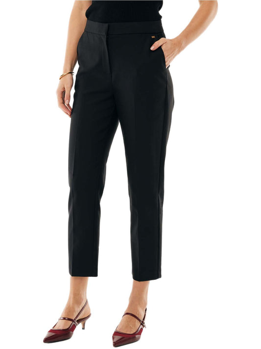 Γυναικείο παντελόνι αστραγάλου μαύρο