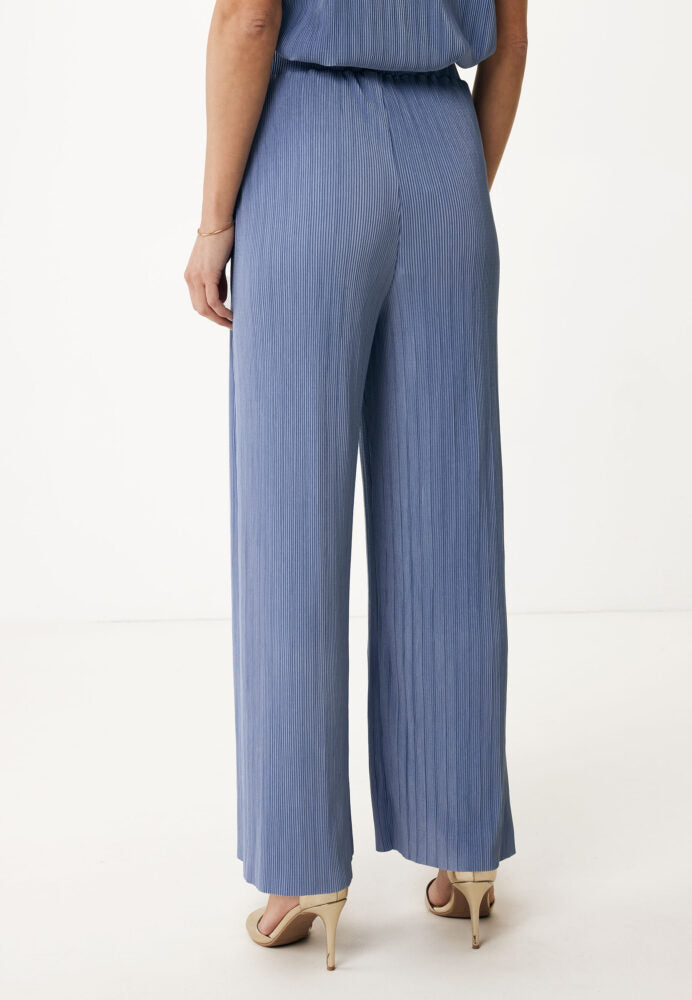 Γυναικεία Παντελόνα Γκοφρέ Γαλάζια