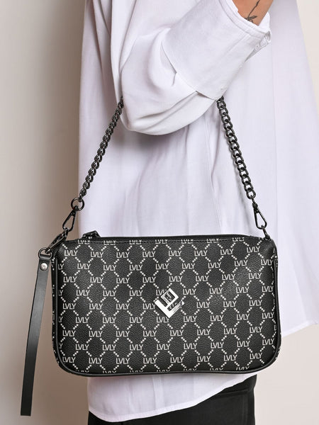 Caldera Large Mosaic Bag | Black