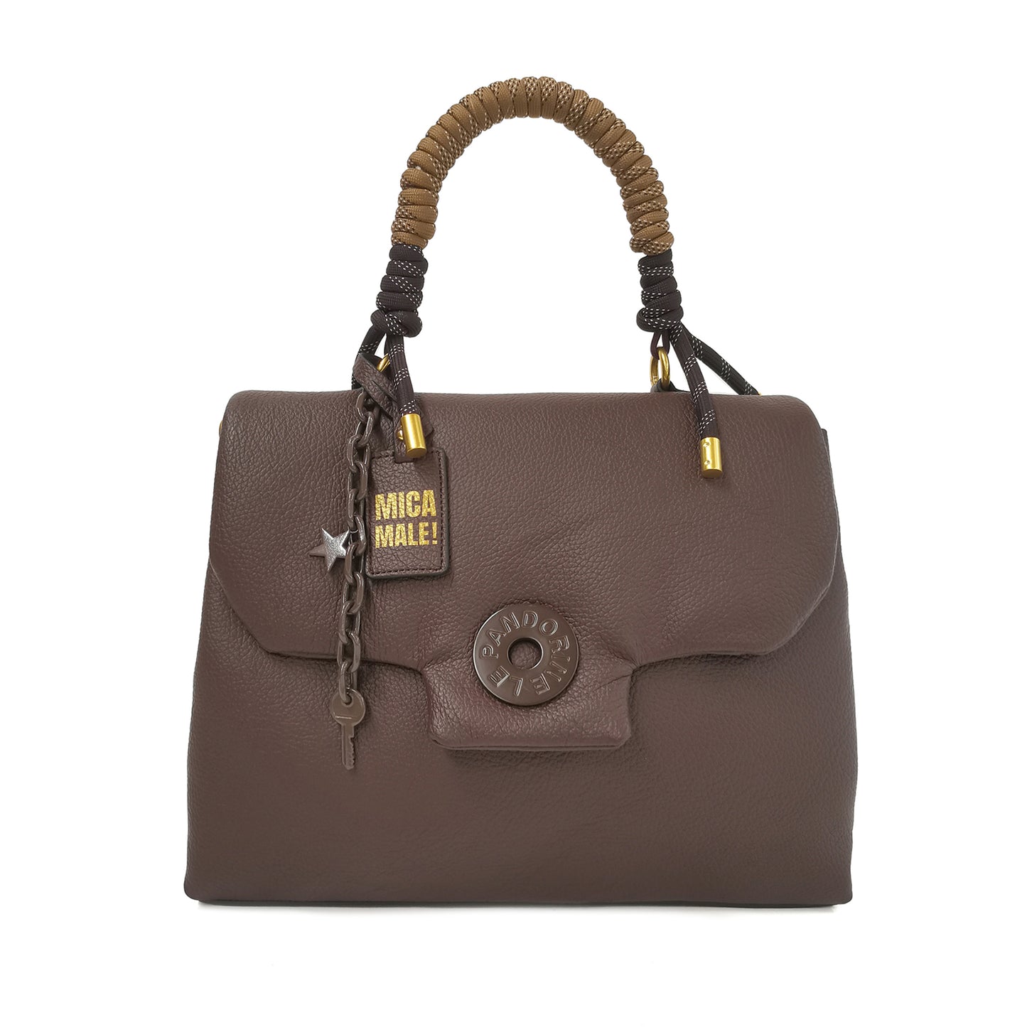 Γυναικεία Τσάντα ώμου Le Pandorine Alex -Καφέ