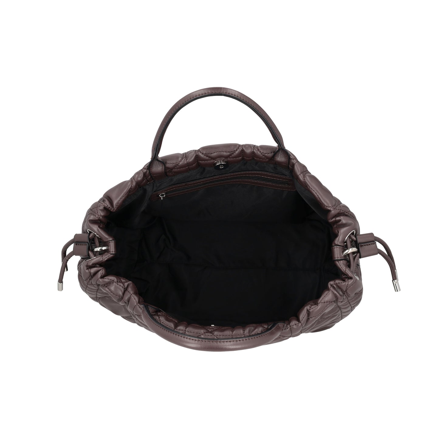 Γυναικεία τσάντα Legno Love Bucket Σκούρο καφέ