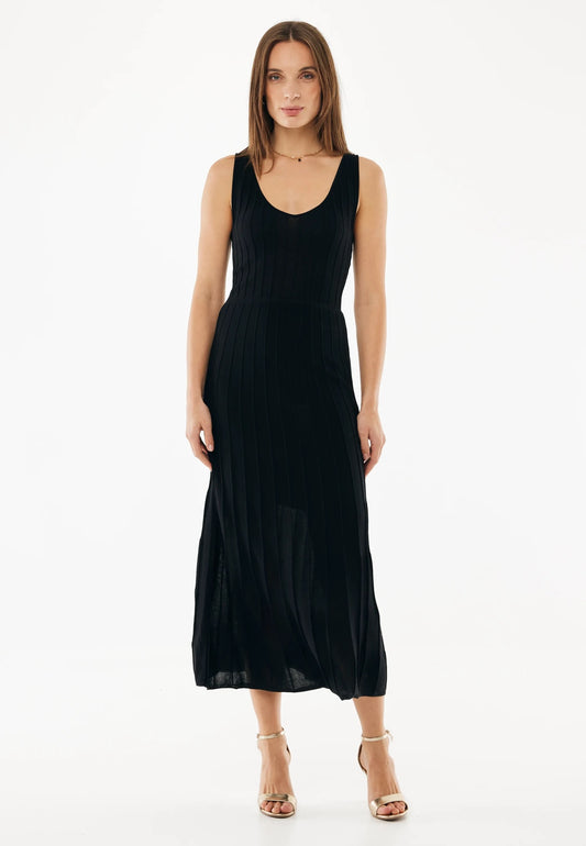 Αμάνικο φόρεμα Rib Summer Dress Black MEXX