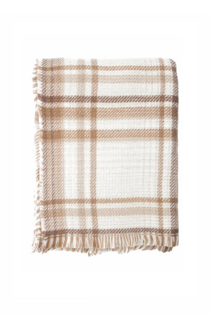 Γυναικείο Κασκόλ TOM TAILOR με κρόσσια καρό σχέδιο