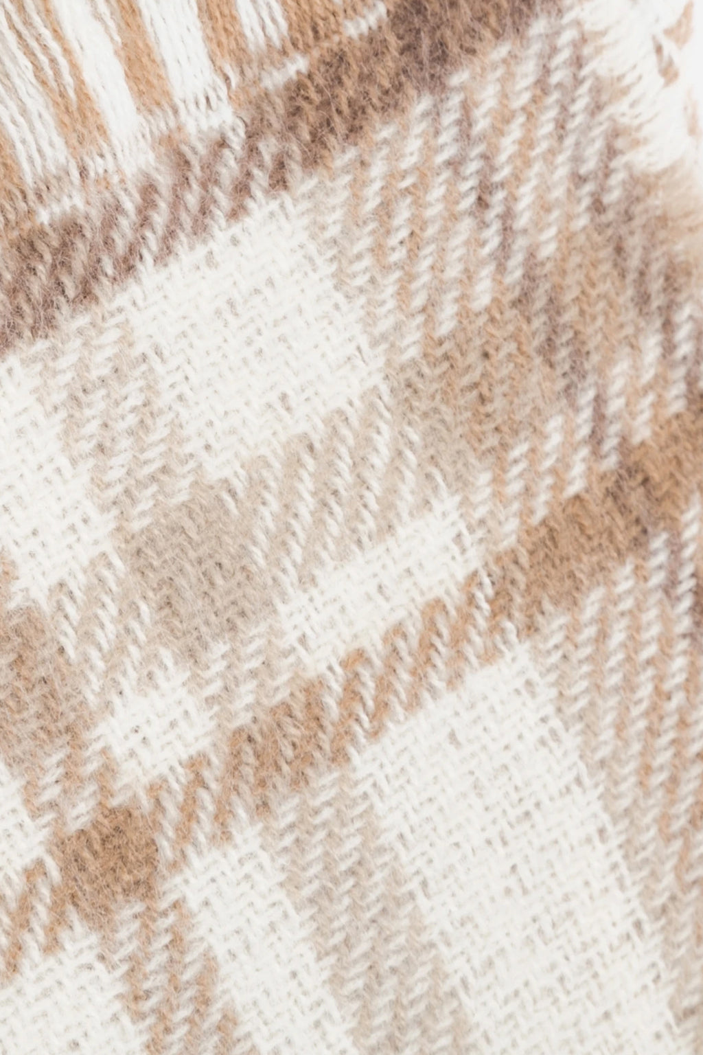 Γυναικείο Κασκόλ TOM TAILOR με κρόσσια καρό σχέδιο