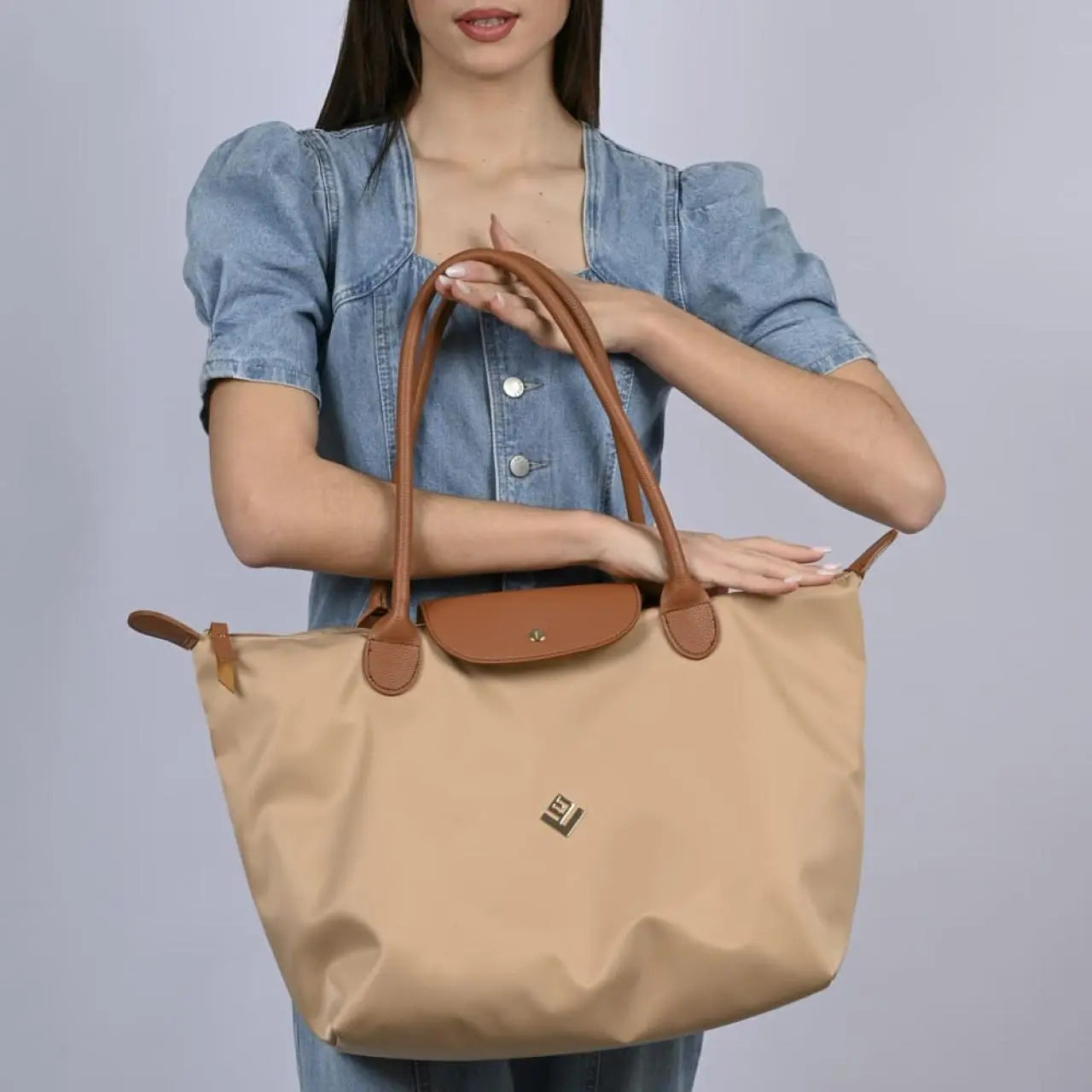 Γυναικεία τσάντα Calypso Large Aeris Bag | Cappuccino
