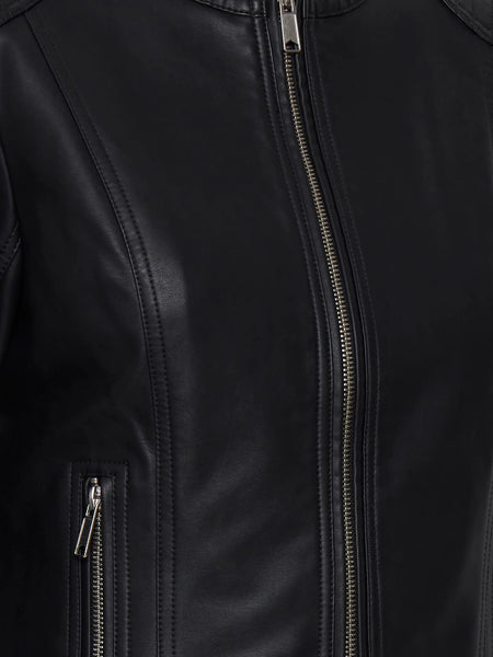 Γυναικείo μπουφάν eco leather jacket